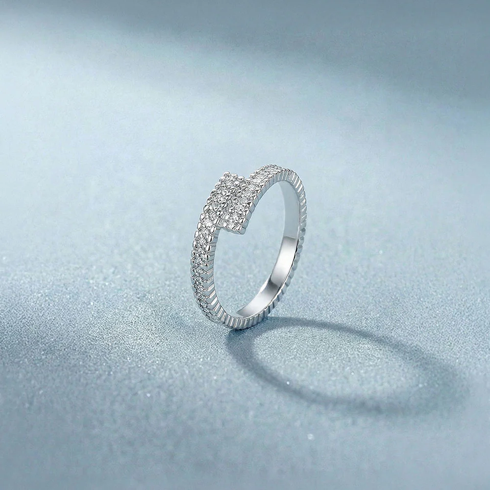 Soft Weave 925 Sterling Silver Ring - PALMONAS