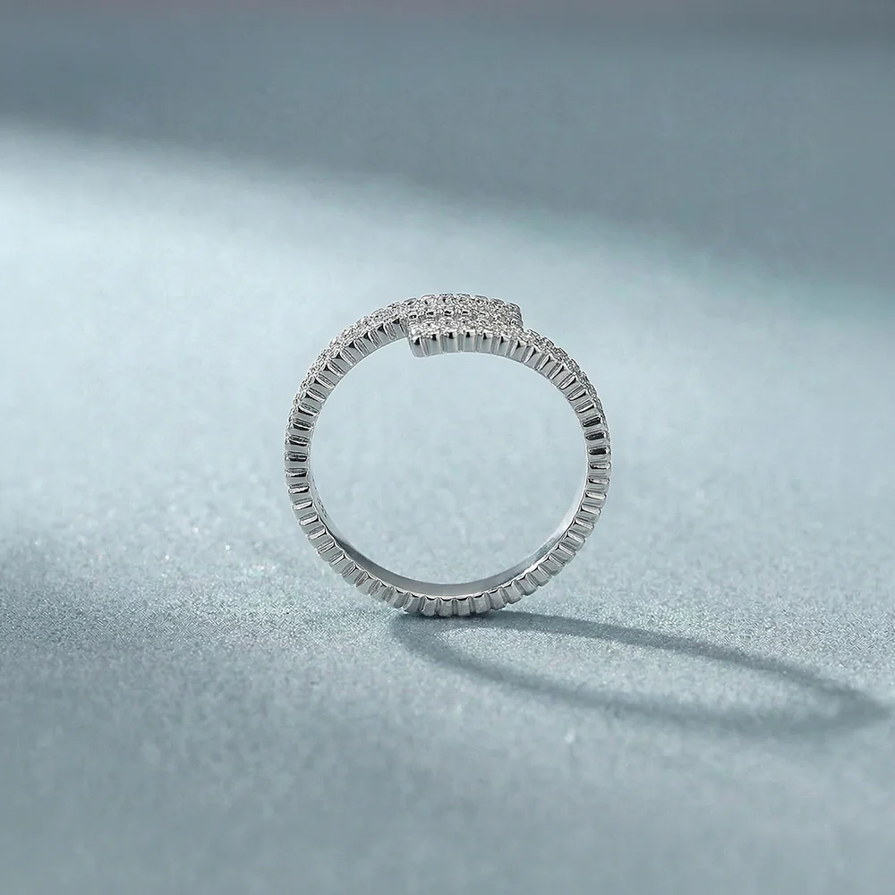 Soft Weave 925 Sterling Silver Ring - PALMONAS